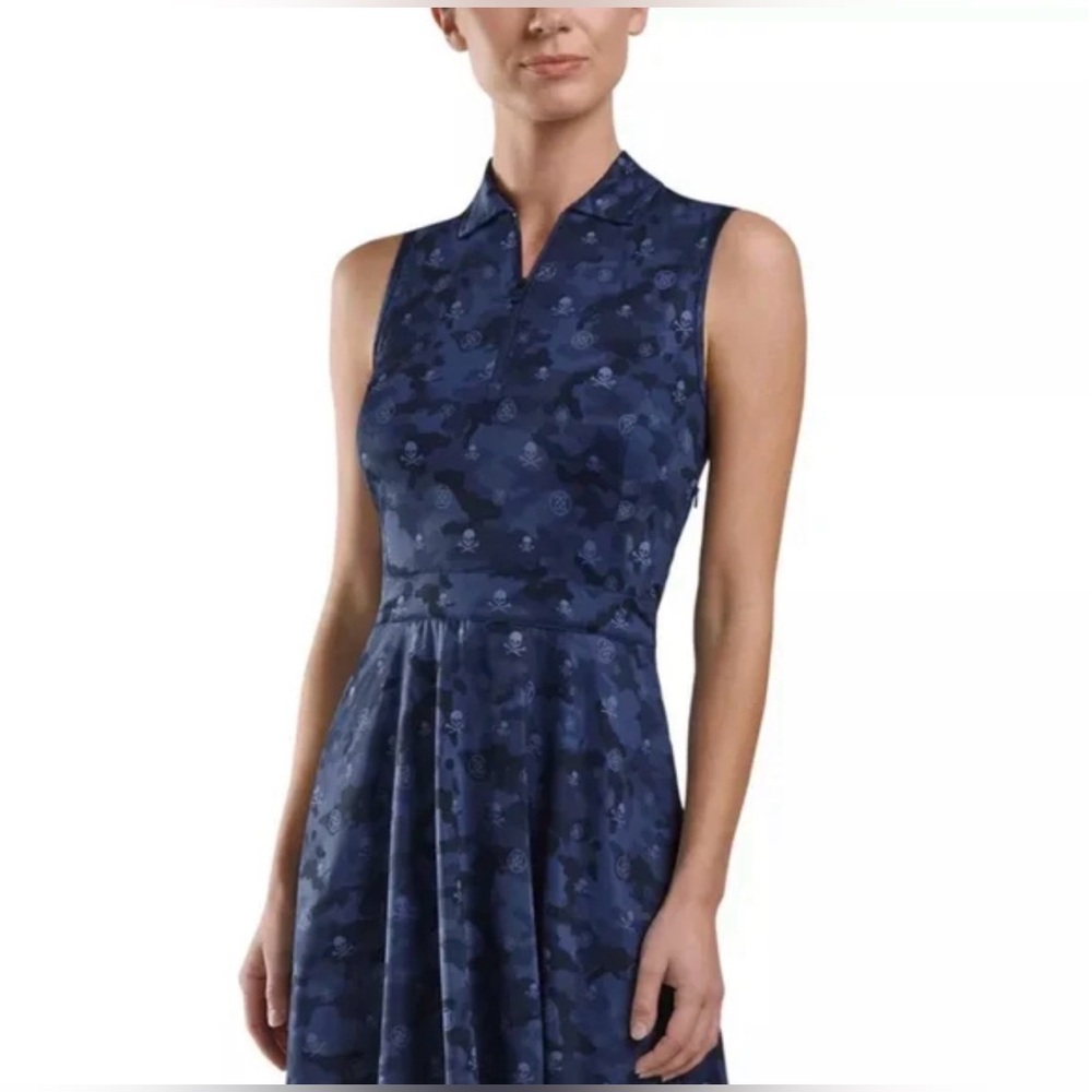 G/FORE Blue Camo Midi Dress